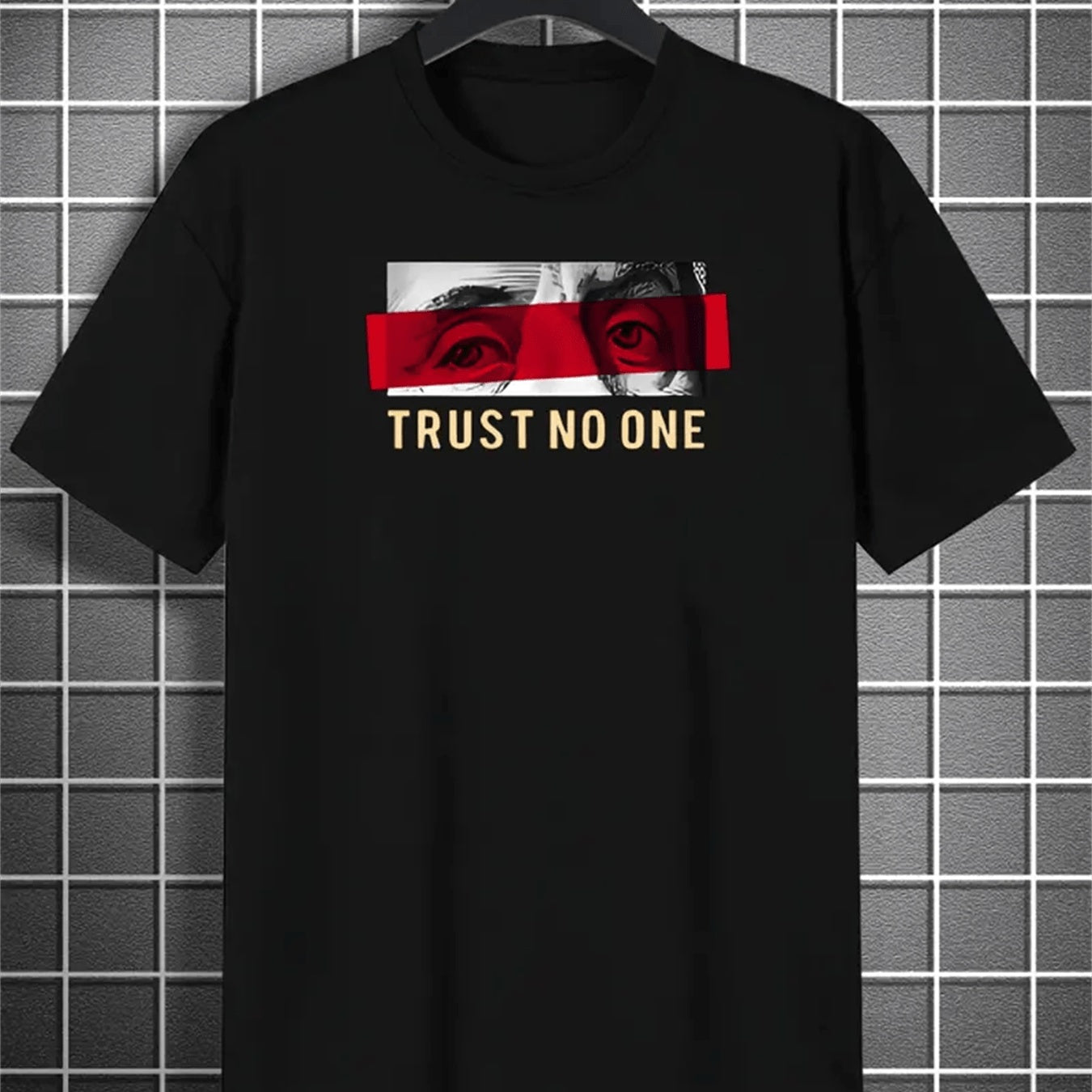 Men's Patterned Printed T-shirt,