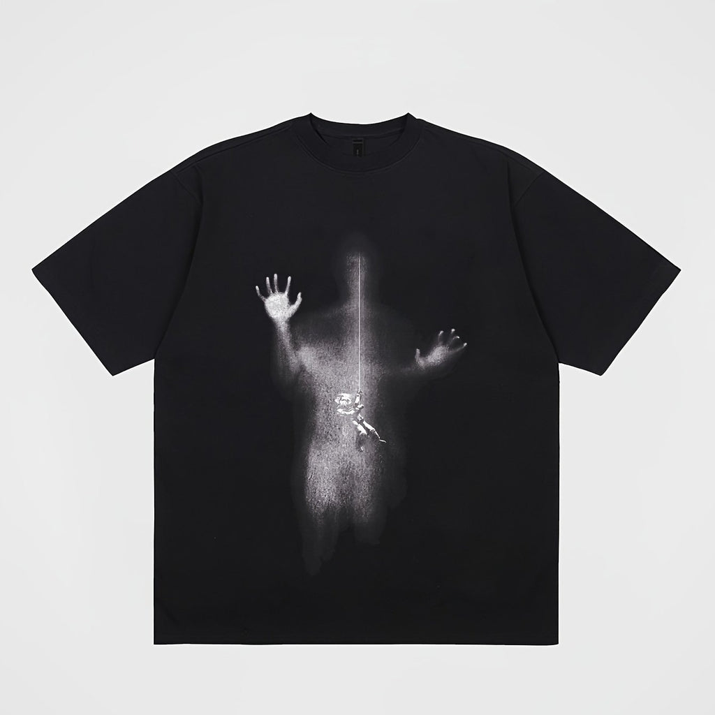 Creative Pattern Men's Street Summer Round Neck T-shirt