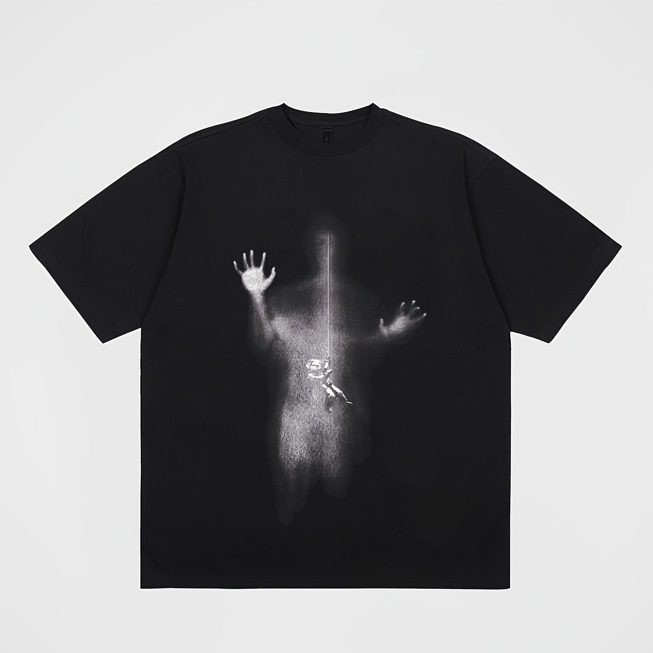 Creative Pattern Men's Street Summer Round Neck T-shirt